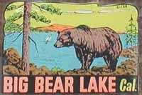 Old Travel Decals from Yosemite, Big Bear, California, Oregon, Nevada, Michigan and many more